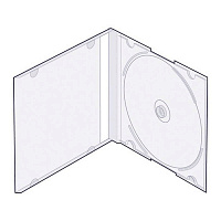 Бокс (коробка) для CD/DVD VS CDB-sl-T5 5 штук в упаковке