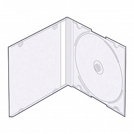 Бокс (коробка) для CD/DVD VS CDB-sl-T5 5 штук в упаковке