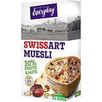 Мюсли Everyday Swiss art muesli с фруктами орехами и семечками 300 г