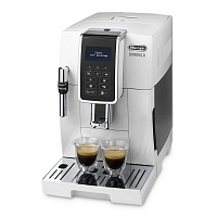 Кофемашина DELONGHI ECAM 350.35.W, 1450 Вт, объем 1,8 л, емкоть для зерен 300г, ручной капучинатор, белый