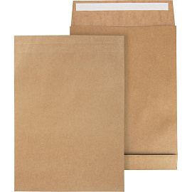 Пакет Largepack B4 (250x353 мм) из крафт-бумаги 120 г/кв.м стрип (200 штук в упаковке)