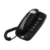 Телефон проводной TeXet TX-238 черный