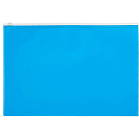 Папка-конверт на zip-молнии Attache Color A4 голубая 160 мкм