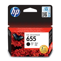 Картридж струйный HP 655 CZ109AE черный оригинальный