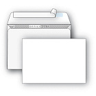 Конверт OfficePost C4 90 г/кв.м белый стрип с внутренней запечаткой (250 штук в упаковке)
