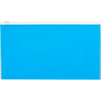 Папка-конверт на zip-молнии Attache Colo голубая265x148 160 мкм