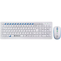 Комплект беспроводной клавиатура и мышь Defender Skyline 895 (45895)