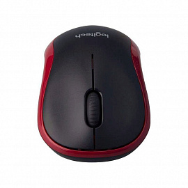 Мышь беспроводная Logitech M185 красная (910-002240/910-002633)