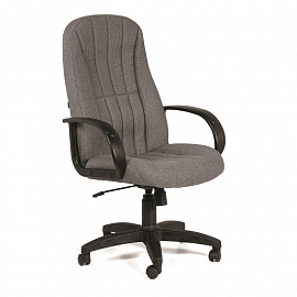 Кресло для руководителя Chairman 685 серое (ткань, пластик)