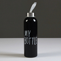 Бутылка для воды My bottle 500 мл черная фото Бутылка для воды My bottle 500 мл черная