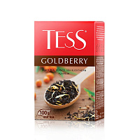 Чай Tess Goldberry черный с айвой и облепихой 100 г