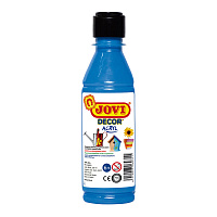 Краска акриловая JOVI, 250мл, пластиковая бутылка, голубой