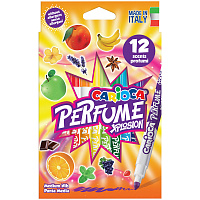 Фломастеры Carioca "Perfume Xplosion", 12цв., ароматизированные, смываемые, картон, европодвес