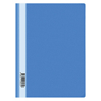 Папка-скоросшиватель пластик. OfficeSpace, А4, 160мкм, голубая с прозр. верхом