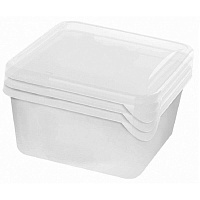 Набор контейнеров Plast Team Frozen пластиковых 3 штуки (750 мл)