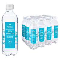 Вода питьевая Деловой Стандарт негазированная 0.5 л (12 штук в упаковке)