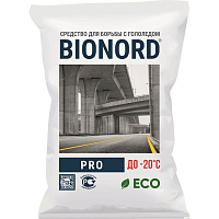 Реагент противогололедный Bionord Pro гранулы до -20 С мешок 23 кг