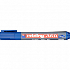 Маркер для белых досок Edding e-360/3 синий (толщина линии 1.5-3 мм) круглый наконечник