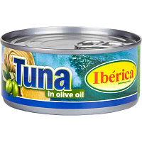 Тунец Iberika консервированный в оливковом масле 160 г