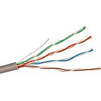 Кабель витая пара ExeGate UTP4-C5e-CCA-S25-IN-PVC-GY-305 5e 305 м