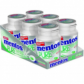 Жевательная резинка Mentos Pure Fresh Нежная мята 54 г