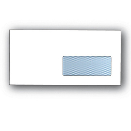 Конверт DirectPost C65 90 г/кв.м белый декстрин с внутренней запечаткой с правым окном (1000 штук в упаковке)