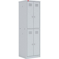 Шкаф для одежды металлический Cobalt ШРМ24 (серый, 600х500х1860 мм)