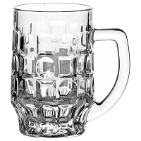 Набор кружек для пива, 2 шт., объем 500 мл, фактурное стекло, "Pub", PASABAHCE, 55289