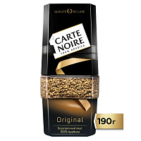 Кофе растворимый Carte Noire Original 190 г (стекло)
