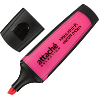 Текстовыделитель Attache Selection Neon Dash розовый (толщина линии 1-5 мм)