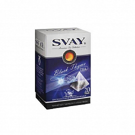 Чай Svay Black Thyme черный с чабрецом 20 пакетиков