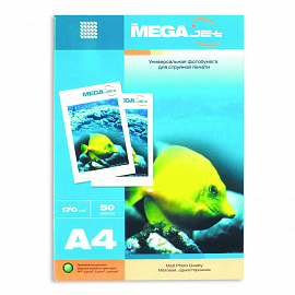 Фотобумага для цветной струйной печати ProMega jet односторонняя (матовая, А4, 170 г/кв.м, 50 листов)