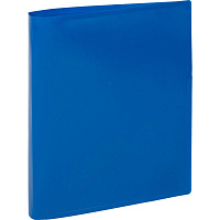 Папка на 4-х кольцах Attache 20 мм синяя до 130 листов (пластик 0.4 мм)