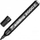 Маркер перманентный Edding E-2000C/1 черный (толщина линии 1,5-3 мм) круглый наконечник металлический корпус