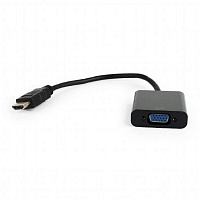 Переходник Cablexpert HDMI - VGA 0.15 метра (19M/15F)