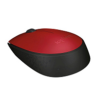 Мышь компьютерная Logitech M171 красная (910-004641)
