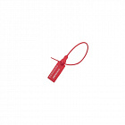 Пломба пластиковая номерная 235 мм красная (50 штук в упаковке) Фото 1