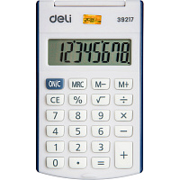 Калькулятор карманный Deli 39217 8-разрядный синий 102x61x11 мм
