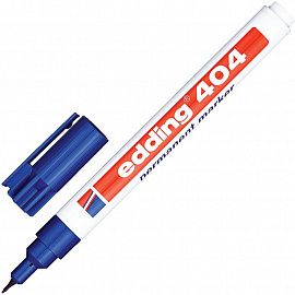 Маркер перманентный Edding E-404/3 синий (толщина линии 0,75 мм) круглый наконечник