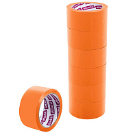 Клейкая лента упаковочная Attache 48 мм х 66 м 45 мкм оранжевая (6 штук в упаковке)
