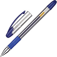 Ручка гелевая неавтоматическая Attache Gelios-020 синяя (толщина линии 0.5 мм)
