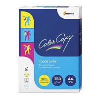 Бумага COLOR COPY, А4, 350 г/м2, 125 л., для полноцветной лазерной печати, А++, Австрия, 161% (CIE)