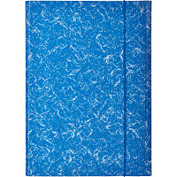 Папка на резинке Attache А4 15 мм картонная до 200 листов синяя (плотность 380 г/кв.м)