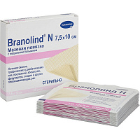 Мазевая повязка Branolind N с перуанским бальзамом 7.5х10 см (30 штук в упаковке)