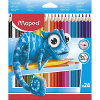Карандаши цветные Maped Pulse 24 цвета трехгранные
