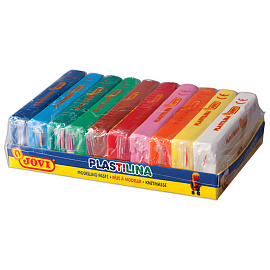 Пластилин JOVI, 10 цветов, 1500г, растительный, картон фото Пластилин JOVI, 10 цветов, 1500г, растительный, картон
