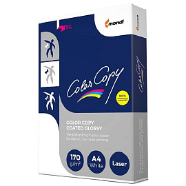 Бумага для цветной лазерной печати Color Copy с покрытием Glossy (А4, 170 г/кв.м, 250 листов)
