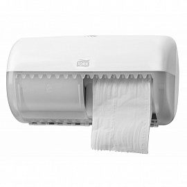 Диспенсер для туалетной бумаги в рулонах Tork Elevation Т4 557000 пластиковый белый