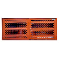 Щит пожарный Престиж ЩПЗ-СК металлический навесной с решеткой (125x55x30 см)