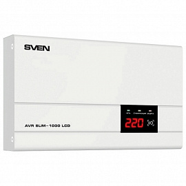 Стабилизатор напряжения Sven AVR Slim-1000 LCD